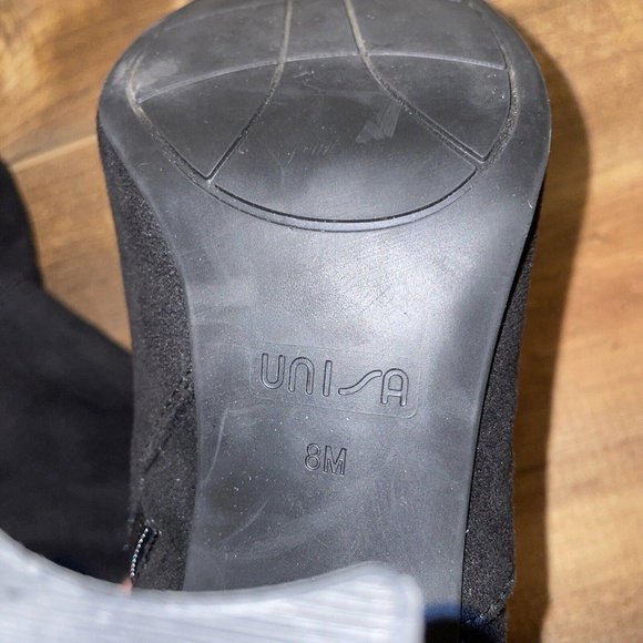 UNISA Women’s QUESIA block heel over the knee boots in VERY BLACK sz 8M - EUC - Picture 11 of 14